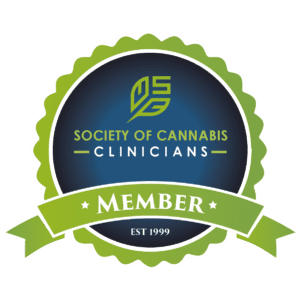 Society of Cannabis Clincians Member Badge for Abraham Benavides