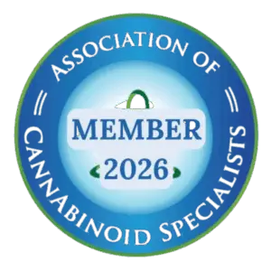 Dr Abe, Member of the Association of Cannabinoid Specialists Badge